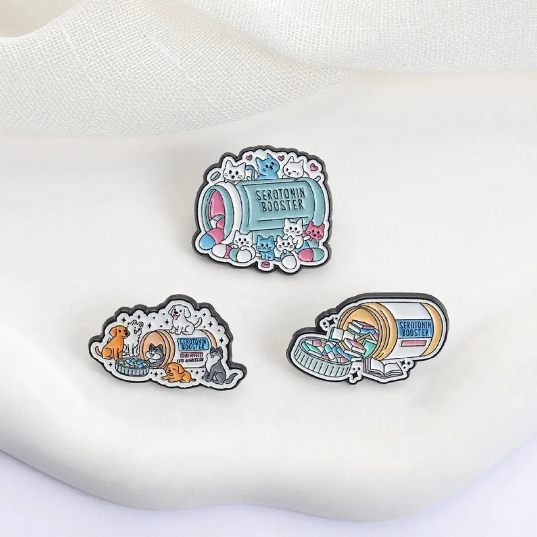 Animal Cartoon Enamel Pin