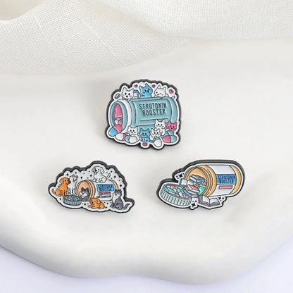 Animal Cartoon Enamel Pin