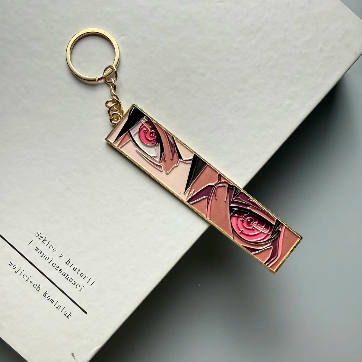 Anime Jet Metal Keychain
