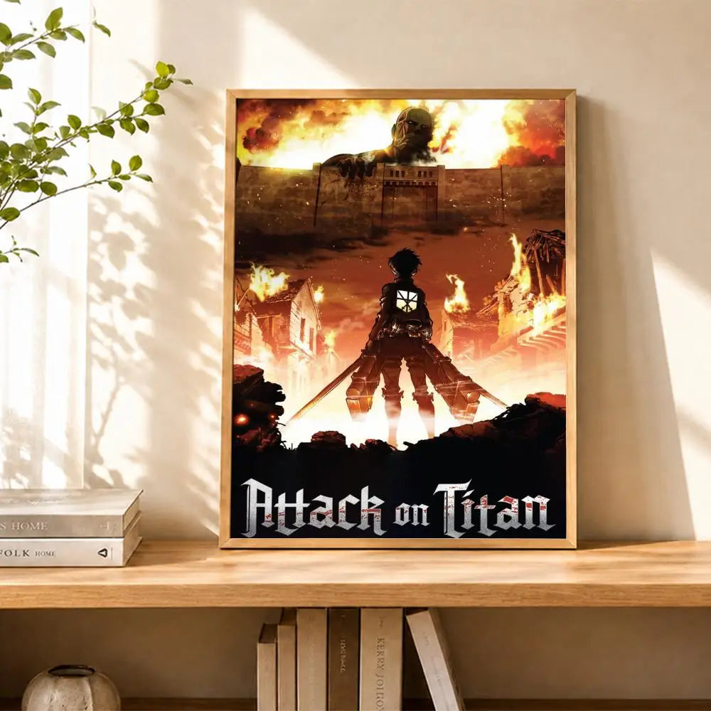 Levi Ackerman Attack On Titan Poster Water Proof Paper Print Room Decor Stickers Art Wall Decor Living Room
