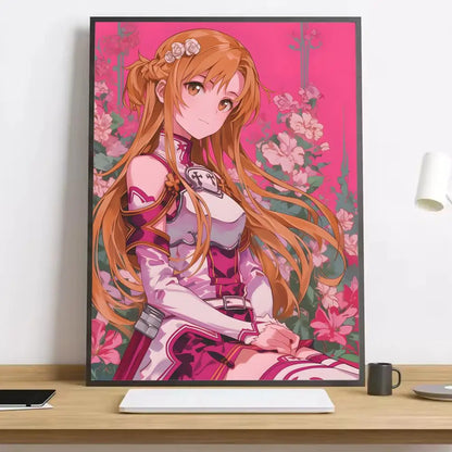 Sword Art Online Kirito Canvas Poster