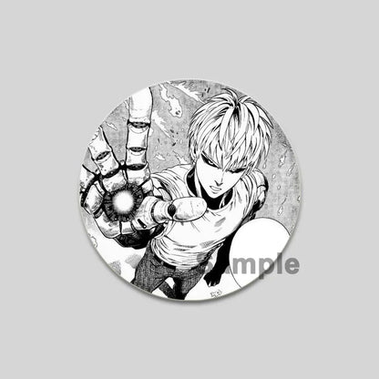 One Punch Man Saitama Brooch