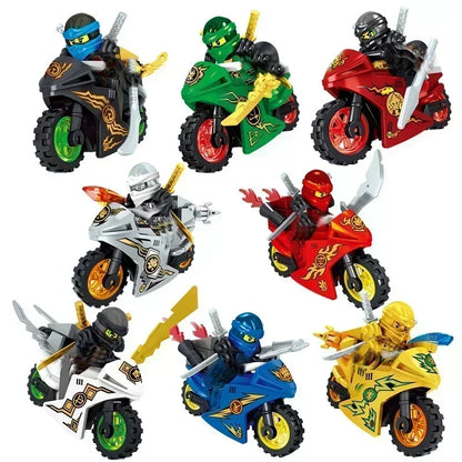 Hot Toys Anime Characters 24 Pieces Ninja Mini Figure Building Block Toys Mini Doll Doll Figure Blocks Kids Toys Birthday Gifts