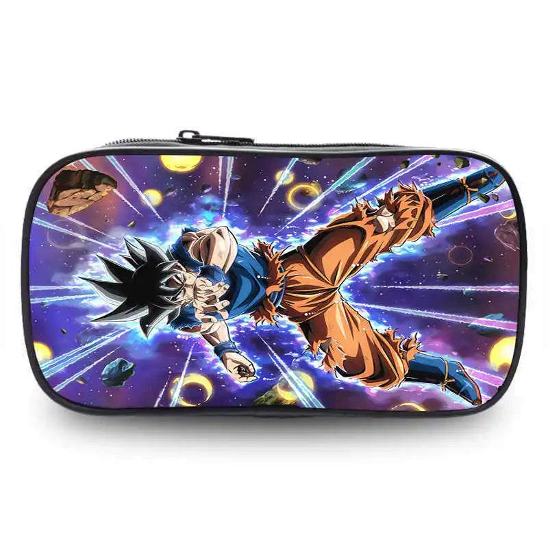 Dragon Ball pencil case cartoon anime merchandise durable Oxford cloth stationery box student study supplies printed storage bag