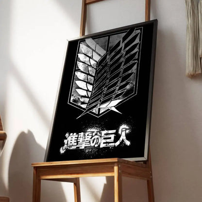 Anime Attack on Titan Poster Album Art Cover Songs Music Rap Wall Waterproof Paper Sticker For Living Room Home Decor
