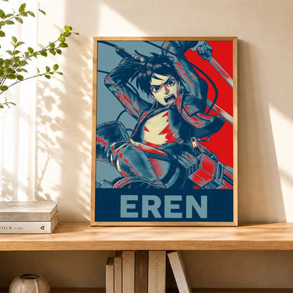 Levi Ackerman Attack On Titan Poster Water Proof Paper Print Room Decor Stickers Art Wall Decor Living Room