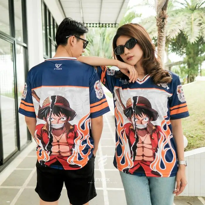 One Piece Luffy Football Jersey