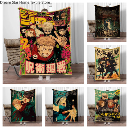 Jujutsu Kaisen Flannel Blanket