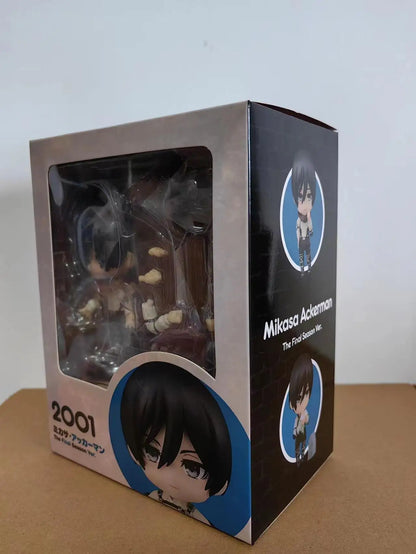 Anime Attack On Titan 1123# Hange Zoe 2000# Eren Jaeger Mikasa Ackerman Action Figures Cartoon Model Movable Doll Ornament Gift