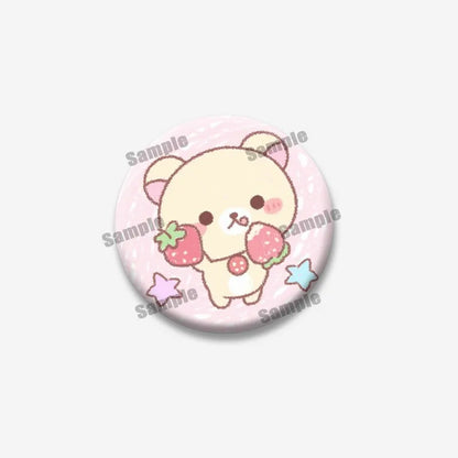 Rilakkuma Bear Badge Pin