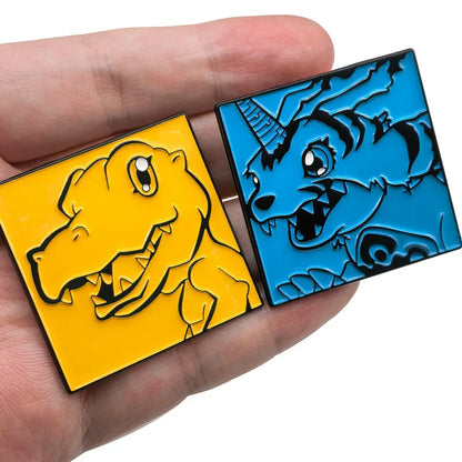 Digimon Adventure Brooch Pins