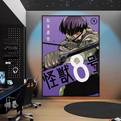 Kaiju No. 8 Kafka Canvas Poster