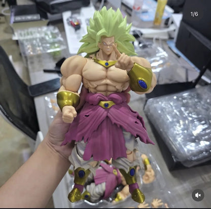 In Stock ZT Studio Figure Dragon Ball SSJ4 Broly Figurine SHF Large Special Effects Accessories Kit Action Figure Model Toy Gift