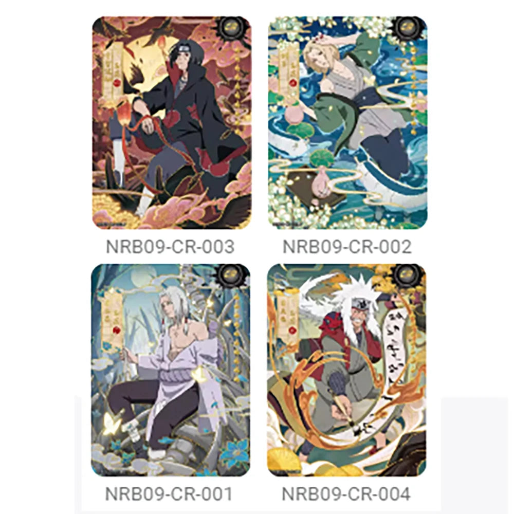 Kayou Naruto Card Set AR CR MR UR PTR SSR SR R T2W9 T4W8 Full Series Uzumaki Sasuke Hinata Uchiha Anime Collection Cards Toy Gif