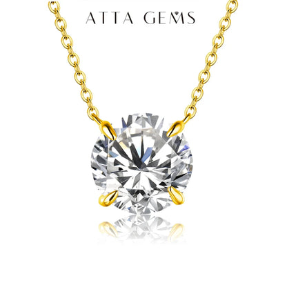 Moissanite Diamond Pendant Necklace