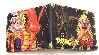 Dragon Ball Son Goku Multifunctional Card Purse Cartoon PU Wallet Personality Creativity Simple Foldable Coin Boy Birthday Gift