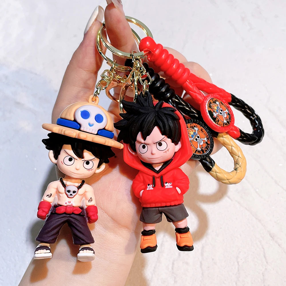 One Piece Luffy Silicone Keychain