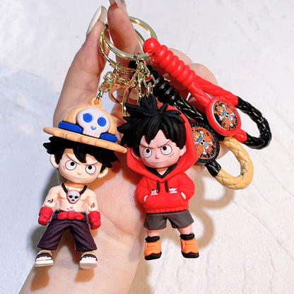One Piece Luffy Silicone Keychain