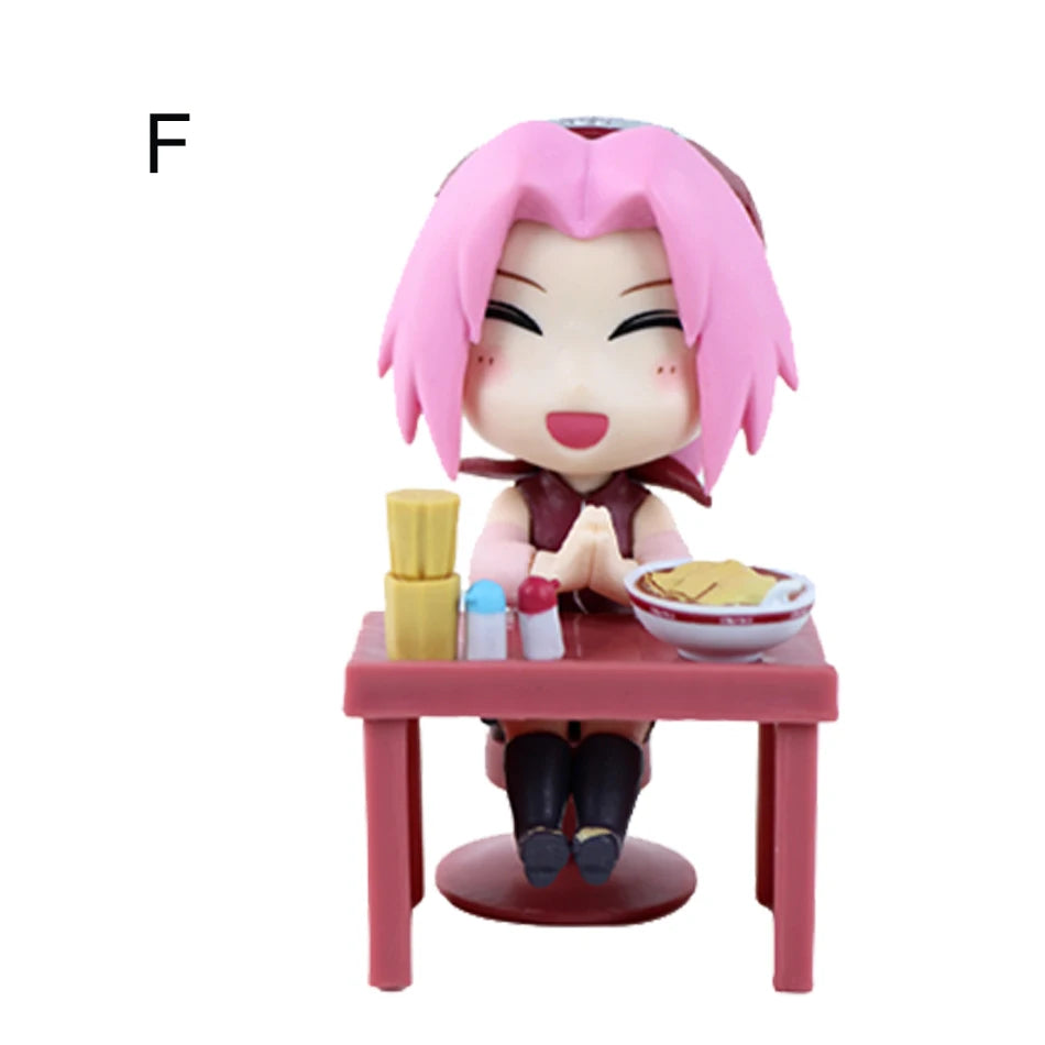 In Stock Naruto Shippuden Ramen Theme Series Blind Box - Chibi Mini PVC Anime Figures - Mystery Sasuke Uchiha & Naruto Toy Gifts