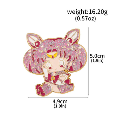 Sailor Moon Tsukino Usagi Enamel Keychain