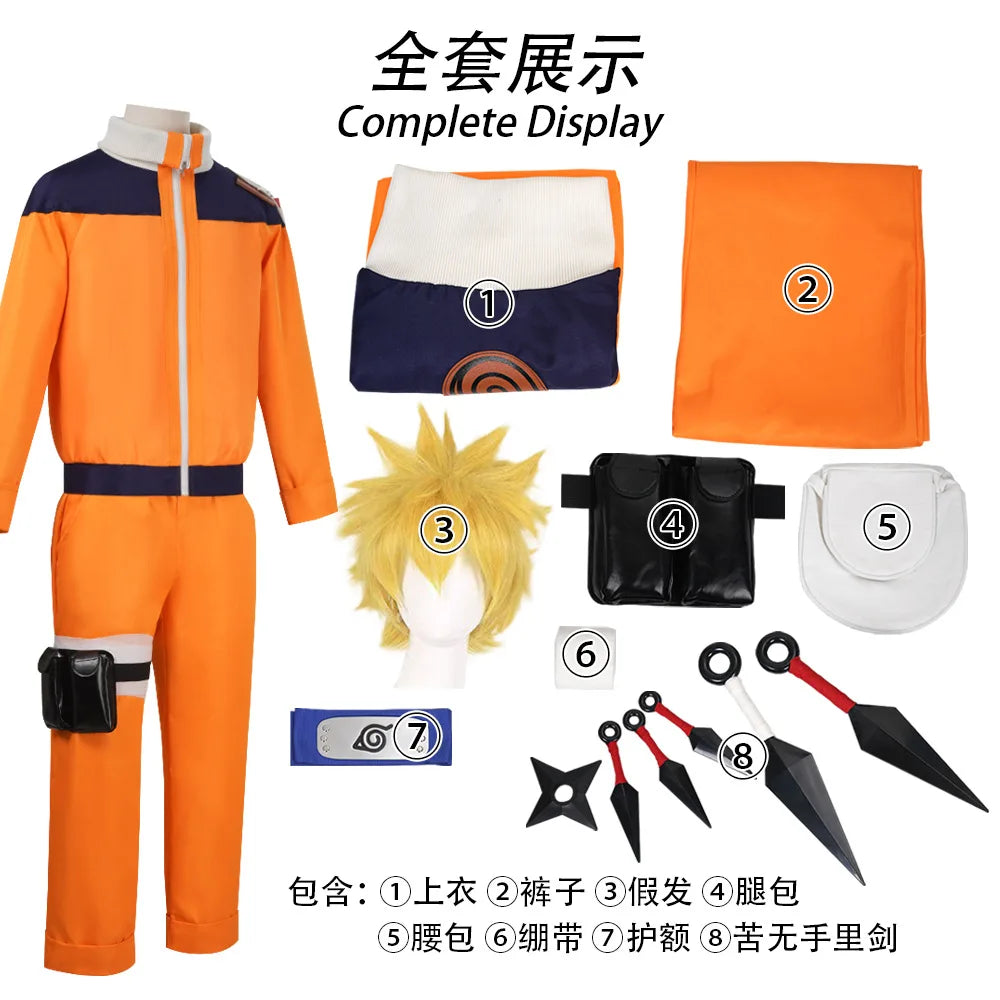 Naruto Uzumaki Cosplay Costume