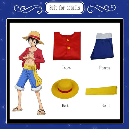 One Piece Monkey D. Luffy Cosplay Costume