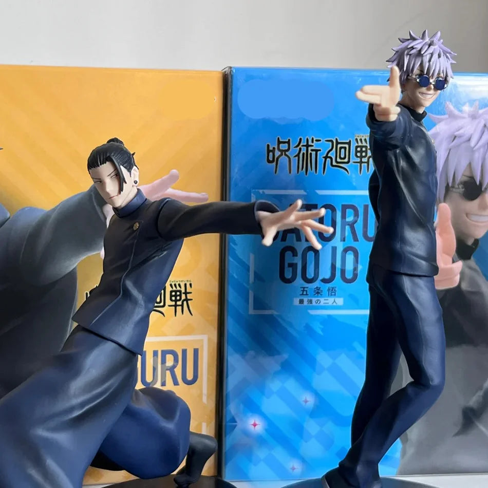 2 kinds 17cm Japanese Anime Jujutsu Kaisen Figure Gojo Satoru Action Figure PVC Model Toys Collectible Statue Standing Kids Gift