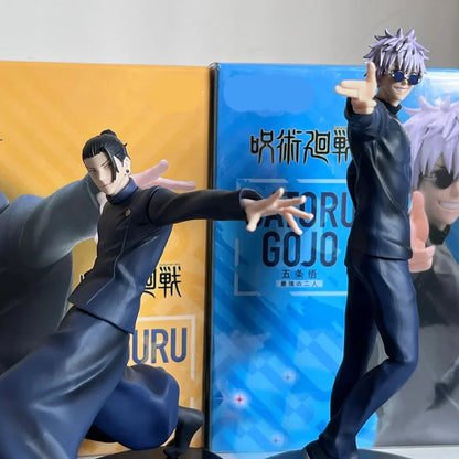 2 kinds 17cm Japanese Anime Jujutsu Kaisen Figure Gojo Satoru Action Figure PVC Model Toys Collectible Statue Standing Kids Gift