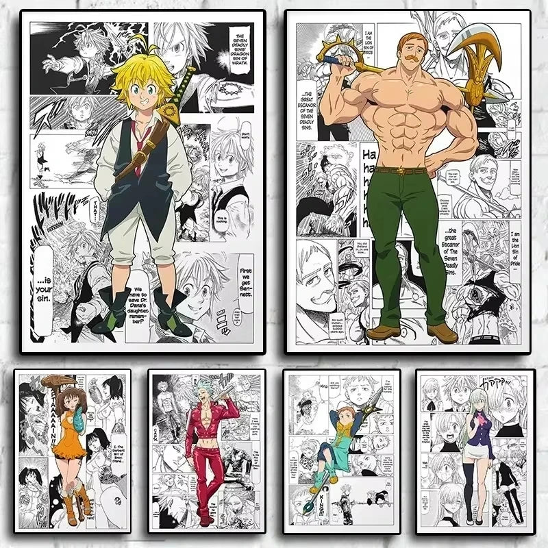 The Seven Deadly Sins Ban King Canvas Print