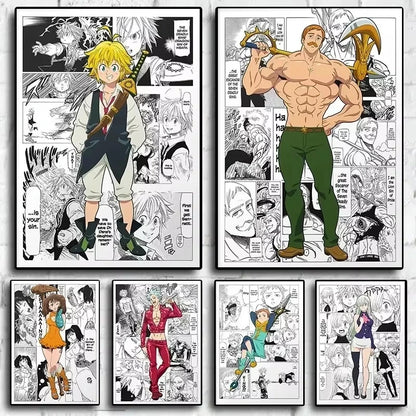 The Seven Deadly Sins Ban King Canvas Print