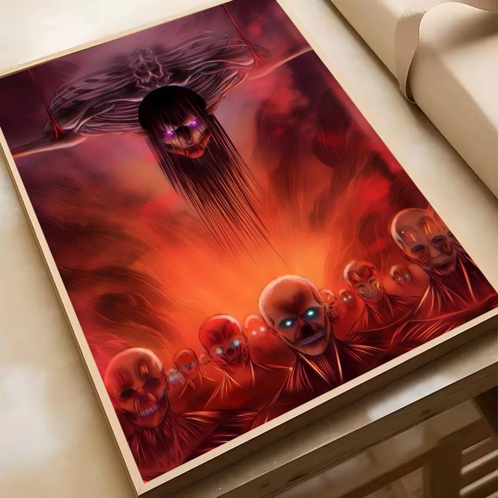 Attack On Titan Levil Ackerman Anime Poster HD Art Sticky Wall Waterproof Home Living Room Bedroom Bar Aesthetic Decoration