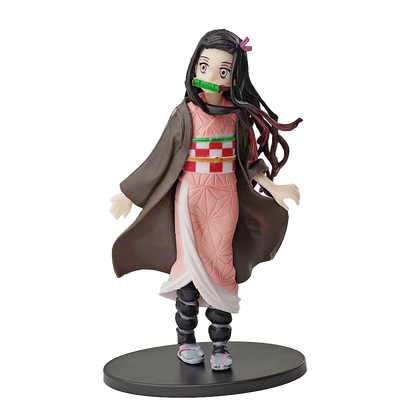Anime Demon Slayer Kimetsu no Yaiba Figure Kamado Tanjirou Action Figure Agatsuma Zenitsu Nezuko Warrior PVC Model Toys