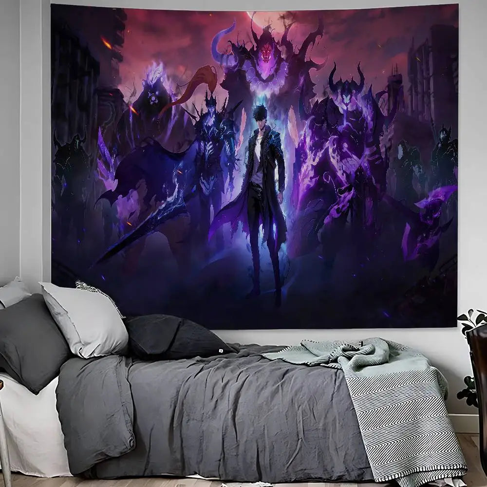 Solo Leveling Tapestry Wall Hanging