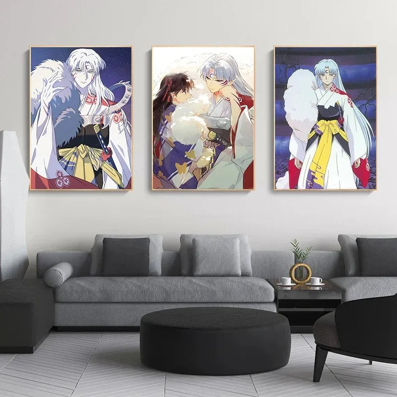 Inuyasha Sesshomaru Canvas Poster
