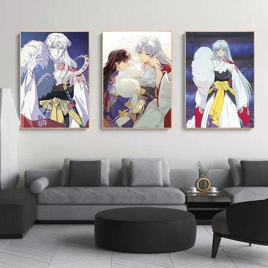 Inuyasha Sesshomaru Canvas Poster