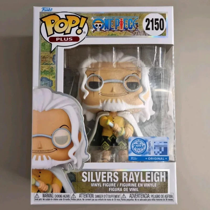 Funko Pop Original One Piece Luffy Gear 5 Nika Form Laughing 1621# 1771# 1607# Rayleigh 2150# Zoro Collectible Figure Toy Gift