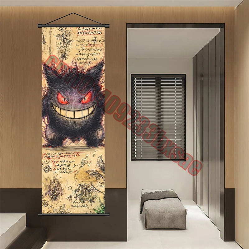Pokemon Gengar Canvas Poster
