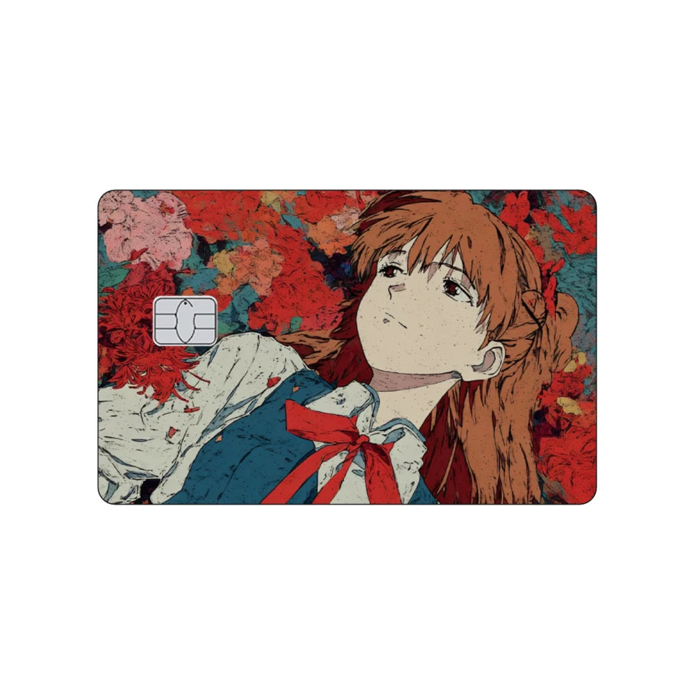 Evangelion Asuka Rei Card Skin