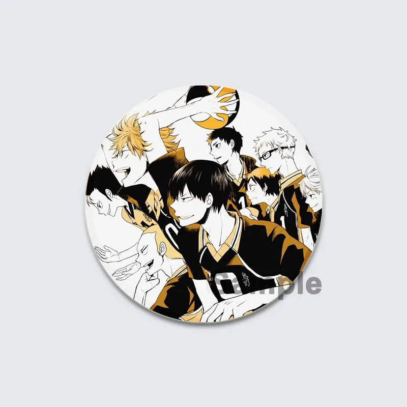 Haikyuu!! Anime Button Pins