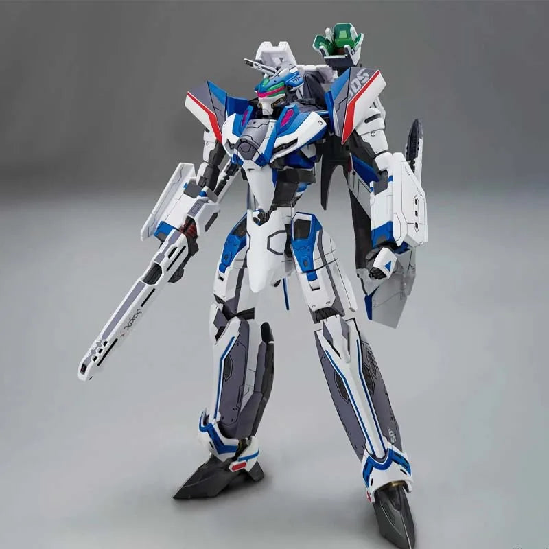 Bandai Original HG Macross Delta 1/100 Assembly Model VF-31J Siegfried Hayate Immelmann DX Set Anime Figure Christmas Gifts Toys