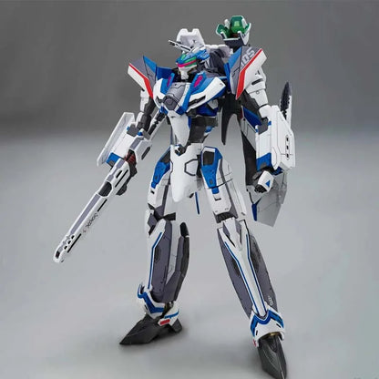 Bandai Original HG Macross Delta 1/100 Assembly Model VF-31J Siegfried Hayate Immelmann DX Set Anime Figure Christmas Gifts Toys