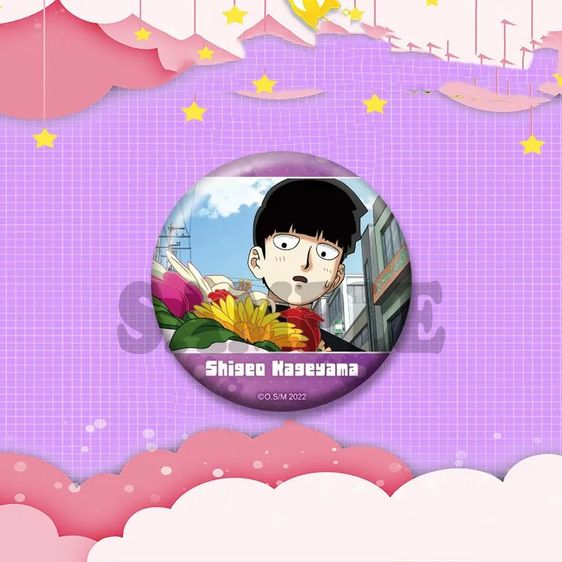 Mob Psycho 100 Character Lapel Pin