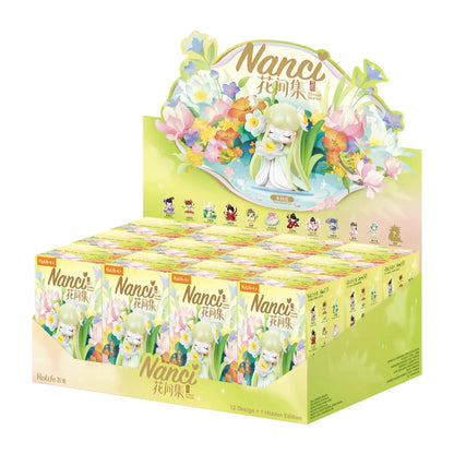 Rolife Nanci Blind Box Nanci's Flower Stories Action Figure Collectible Doll Toys Surprise Box Gift for Kids Friends Adults