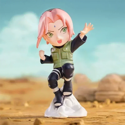 POP MART Naruto Sasuke Ninja World War Series Blind Box Toys Kawaii Surprise Guess Bag Doll Anime Figure Home Model Girls Gift