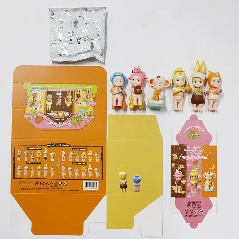 Cute Angel "Enjoy the Moment" Series Mini Doll Blind Box - Cute Doll Desktop Ornament Model Collectible Car Decoration Doll