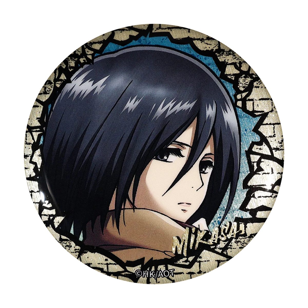 58mm Anime Attack on Titan Eren Jaeger Nanaba Hange Zoe Annie Leonhart Cosplay COSTUME Badge Pin SPTE Tinplate Brooch﻿ Xmas Prop