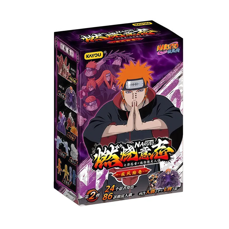 KAYOU Naruto Uzumaki Naruto Namikaze Minato Uchiha Sasuke Haruno Sakura Action Figure Model Toy Surprise Blind Box Birthday Gift