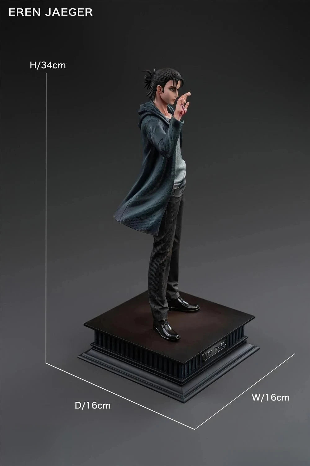New 31cm Attack On Titan Eren Anime Figures Eren Jaeger Figure PVC Statue Collection Model Desk Decoration Toys Gift Pre-sell