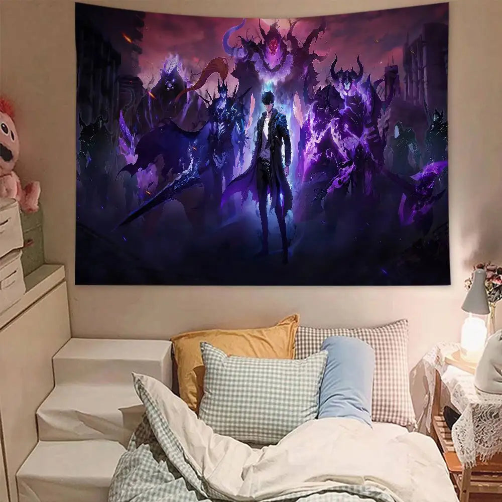Solo Leveling Tapestry Wall Hanging