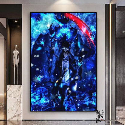 Solo Leveling Frameless Canvas Painting